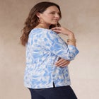 Stretch Cotton Boatneck Tunic image number 3