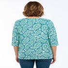 Stretch Cotton Boatneck Tunic image number null