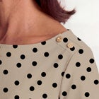 Stretch Cotton Boatneck Tunic image number null