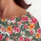 Stretch Cotton Boatneck Tunic image number null