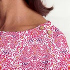 Stretch Cotton Boatneck Tunic image number null