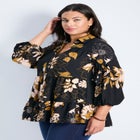 Flora Blouson Tiered Tunic image number 1