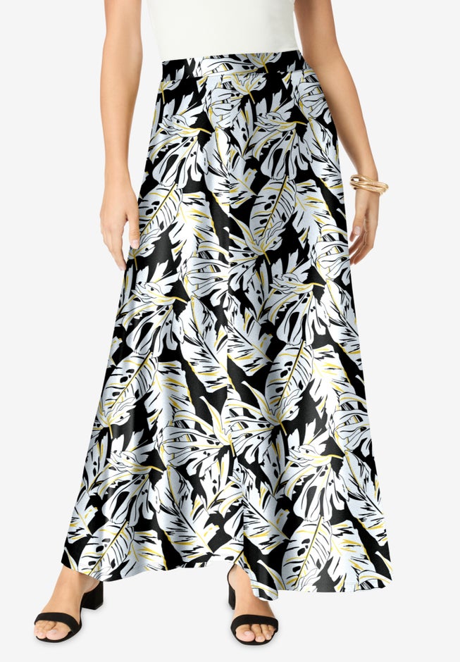 Ultrasmooth® Fabric Maxi Skirt image number 0