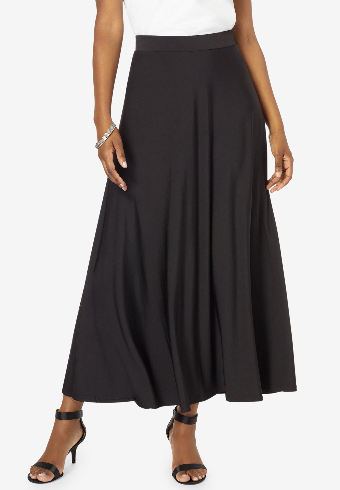 Ultrasmooth® Fabric Maxi Skirt image number 0