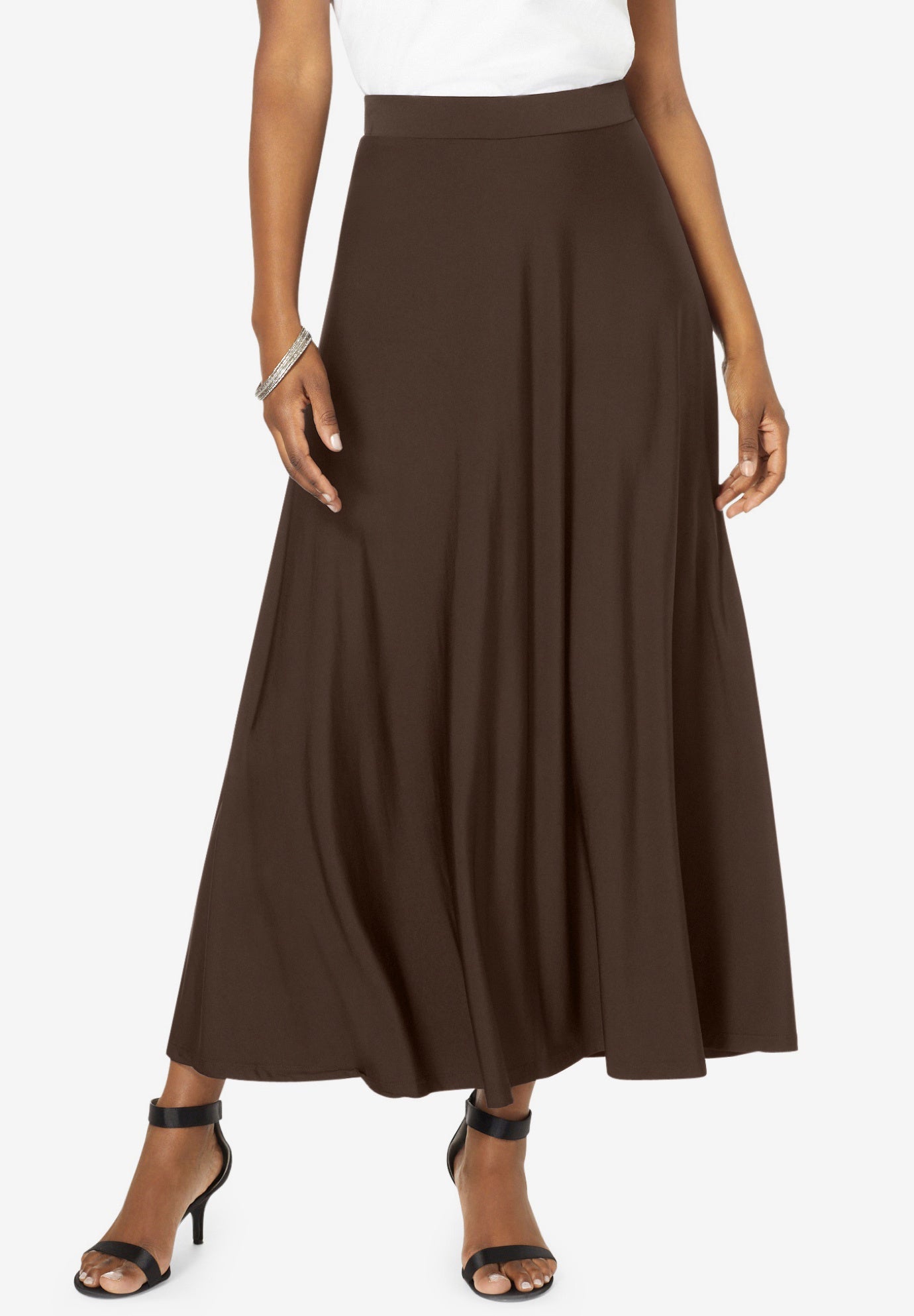 Ultrasmooth® Fabric Maxi Skirt image number 0