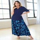 Ultrasmooth® Fabric Maxi Skirt image number null