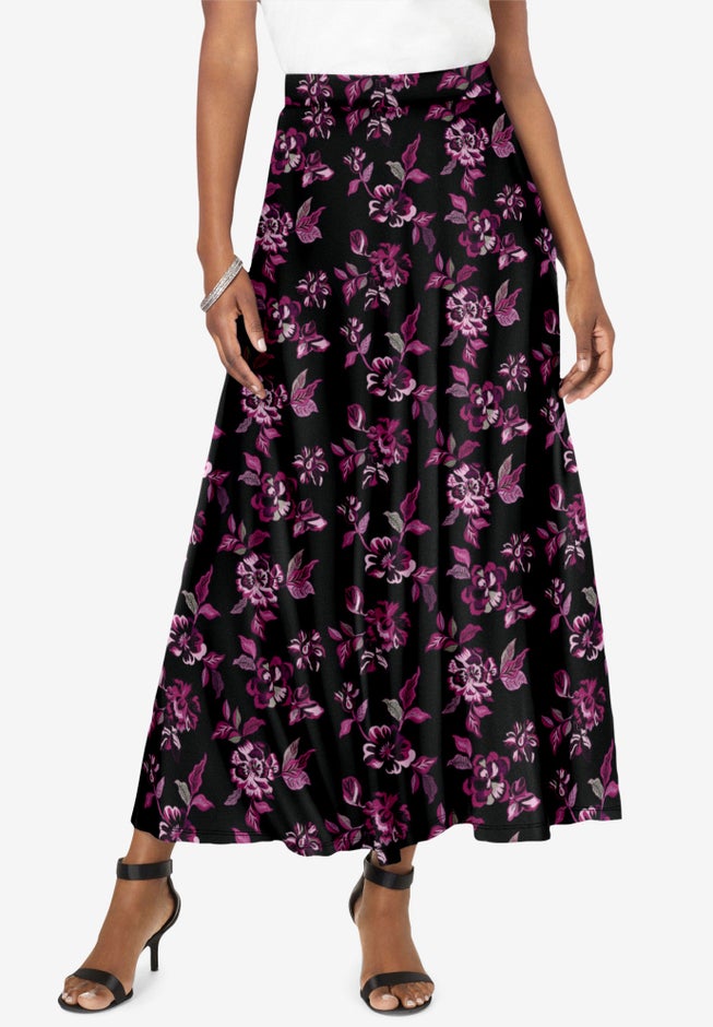 Ultrasmooth® Fabric Maxi Skirt image number 0