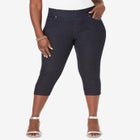 Comfort Waist Stretch Denim Capris image number null