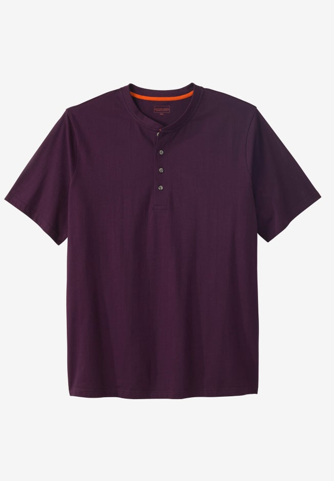 Heavyweight Short-Sleeve Henley Shirt image number 0