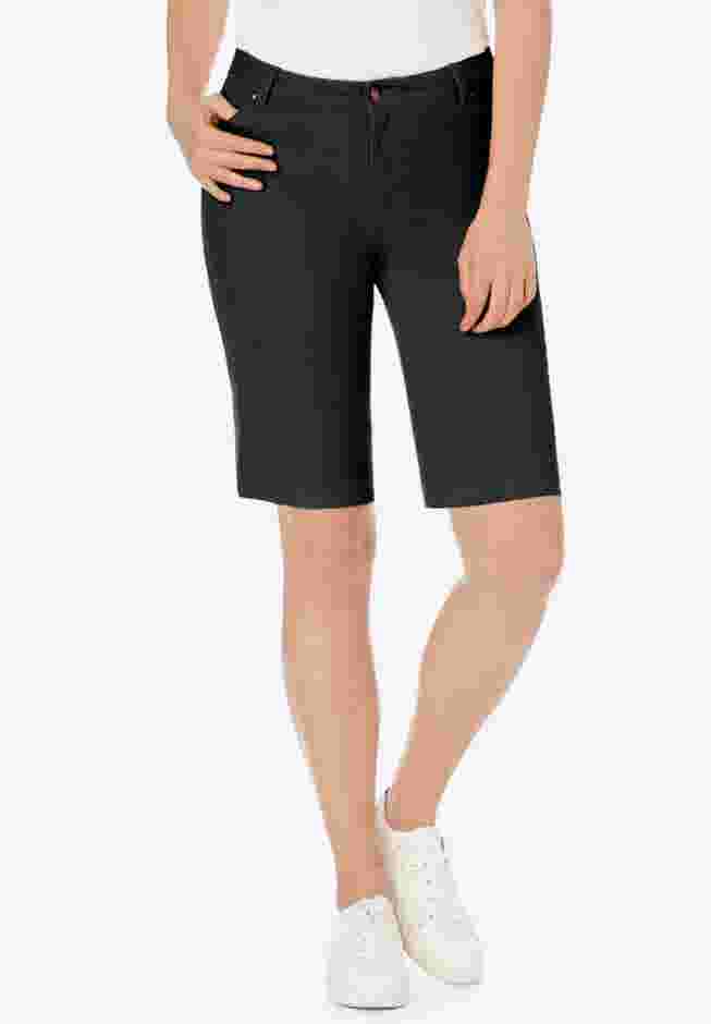 True Fit Stretch Denim Bermuda Short image number 0