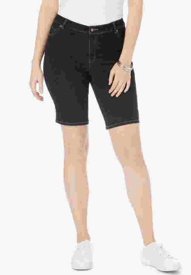 True Fit Stretch Denim Bermuda Short image number 0