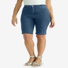 True Fit Stretch Denim Bermuda Short image number null
