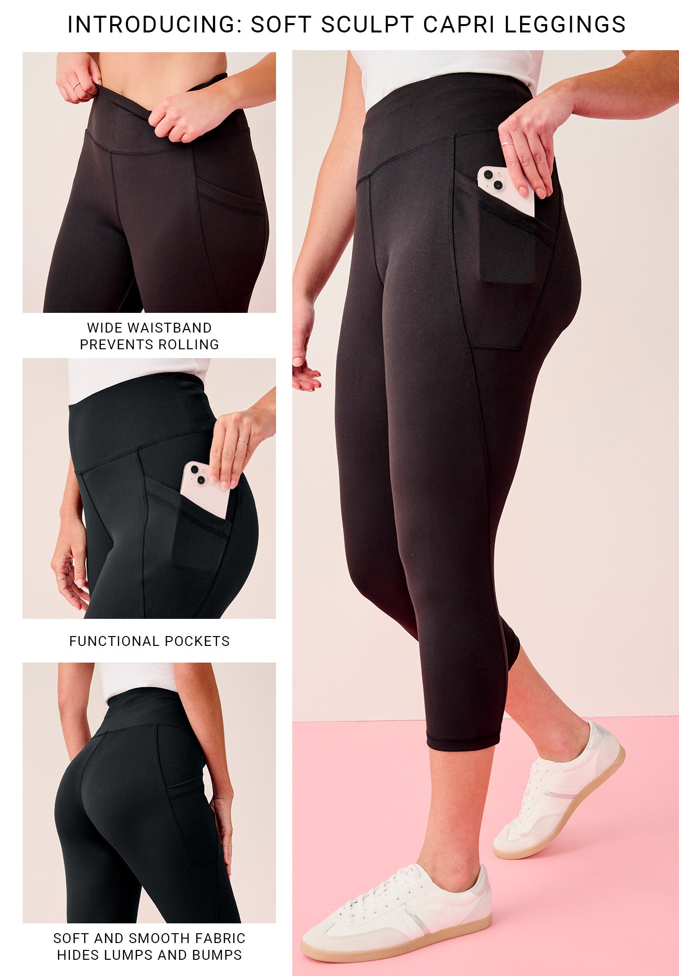 Soft Sculpt Side-Pocket Capri Legging image number 1
