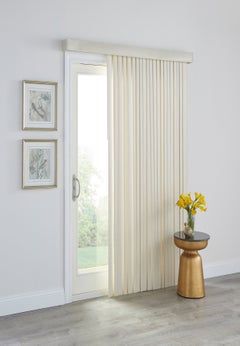 Printed Wood-Grain Vertical Blinds