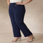 Stretch Knit Crepe Sailor Trouser image number null