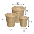 Seagrass Nesting Baskets, Set of 3 image number null