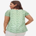 Keyhole Neckline Peasant Blouse image number null