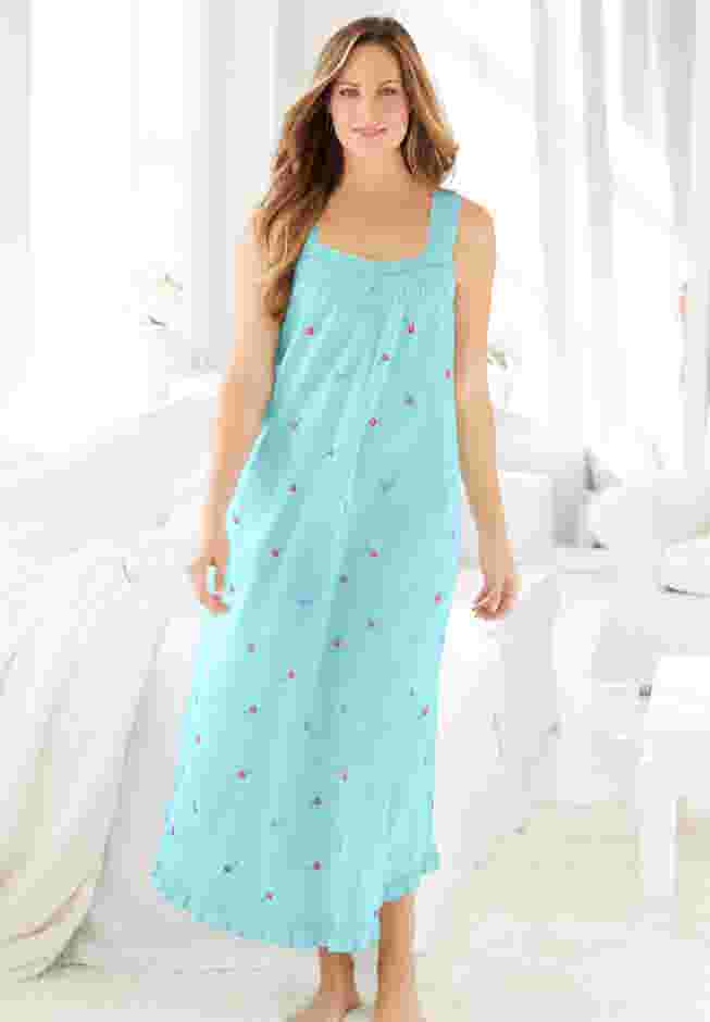 Long Embroidered Gown  image number 3