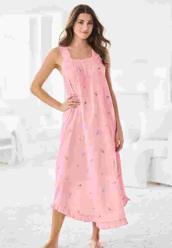 Long Embroidered Gown  image number 4
