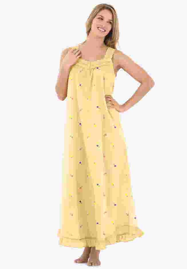 Long Embroidered Gown  image number 0