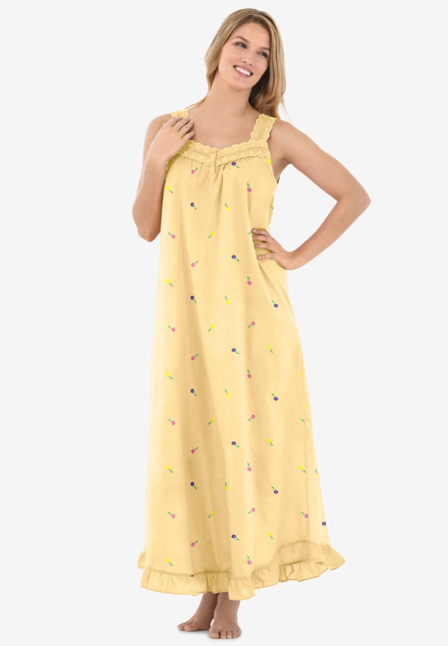 Long Embroidered Gown  image number 0