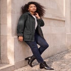 Plus Size Hooded Nylon Jacket image number 0
