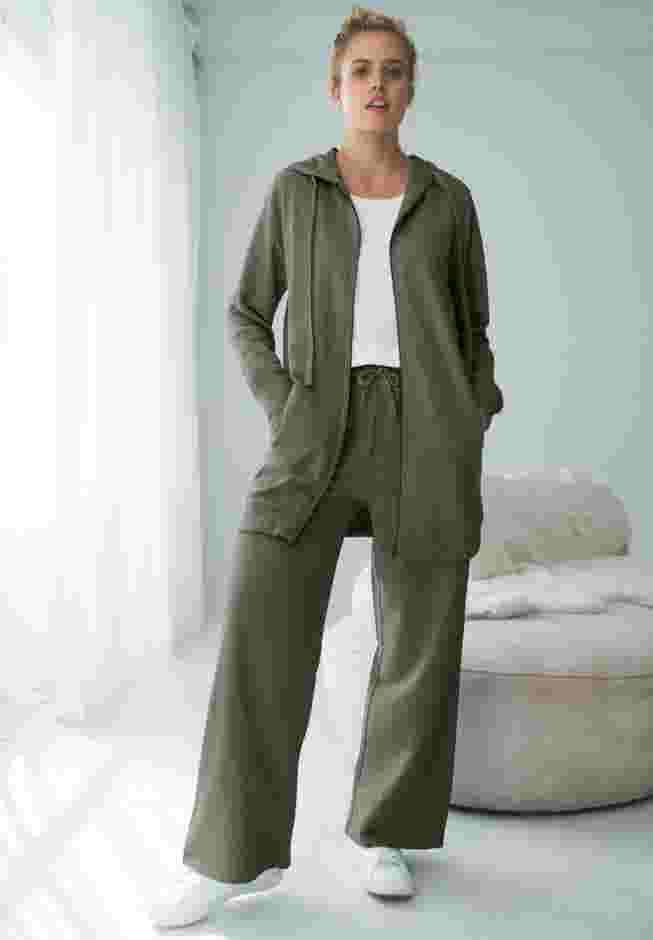 Wide Leg French Terry Sweatpant image number 0