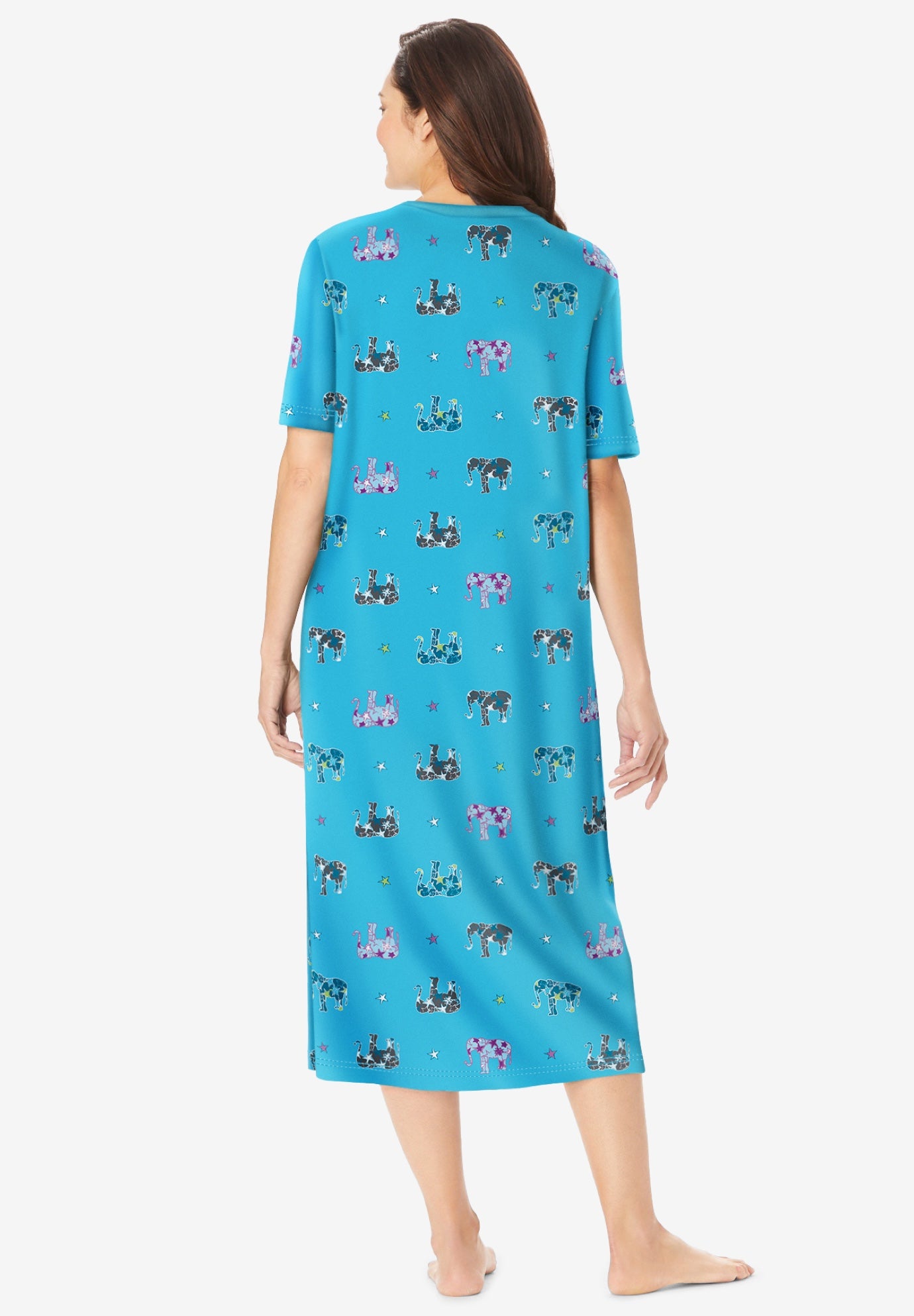 Long Print Sleepshirt image number 1
