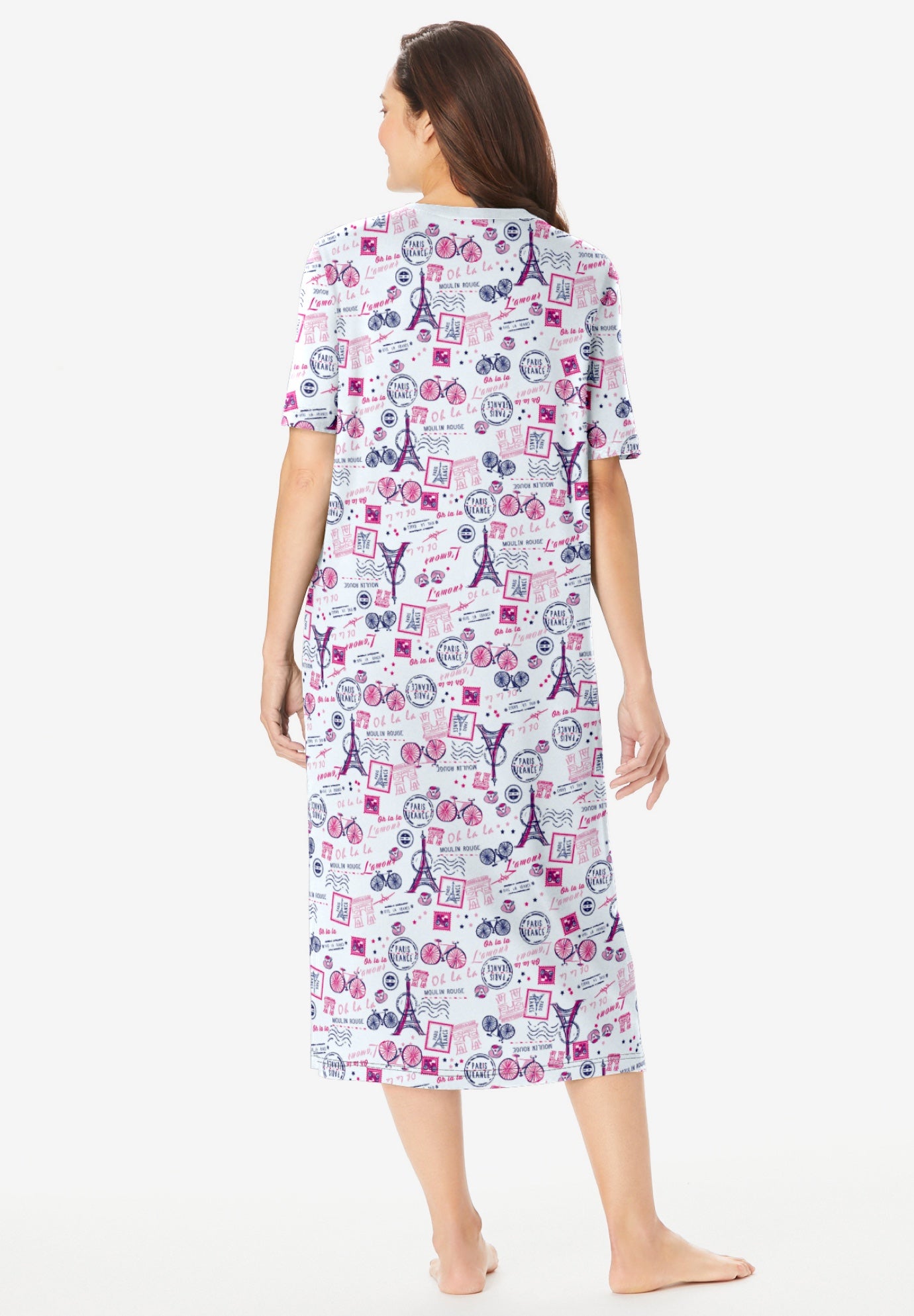 Long Print Sleepshirt image number 1