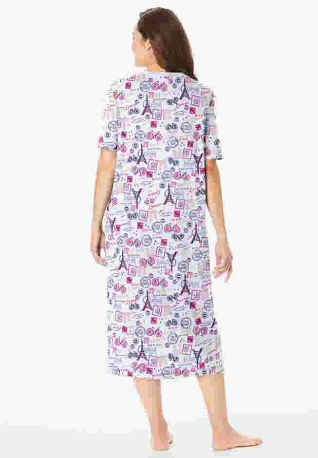 Long Print Sleepshirt image number 1
