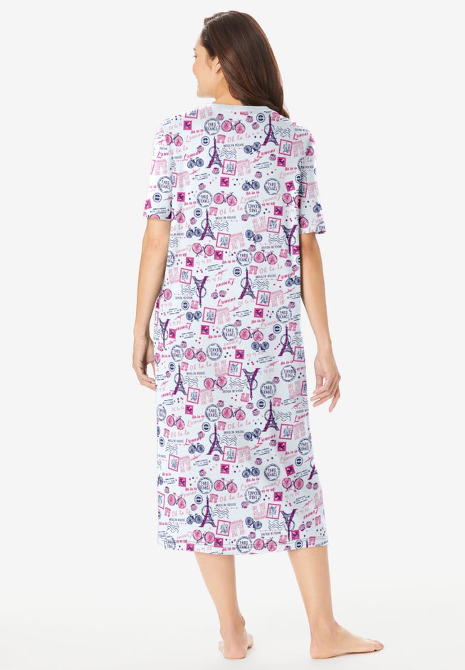 Long Print Sleepshirt image number 1