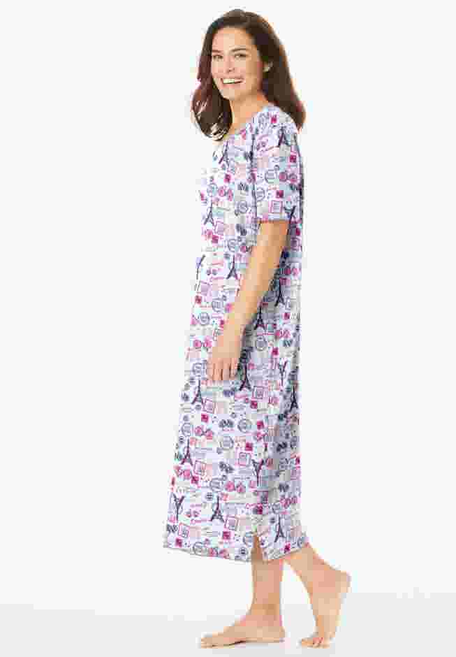Long Print Sleepshirt image number 2