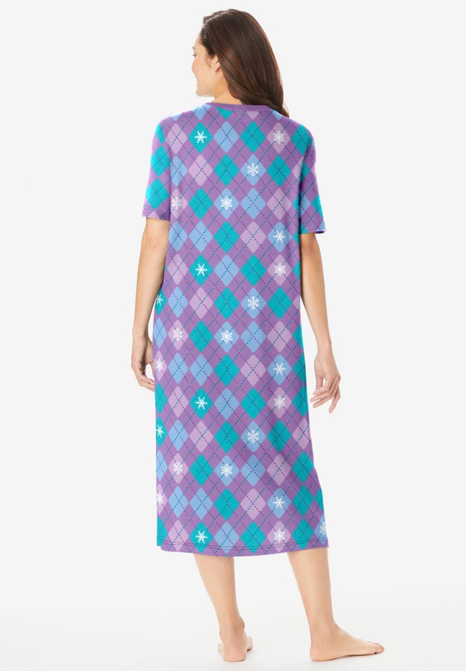 Long Print Sleepshirt image number 1