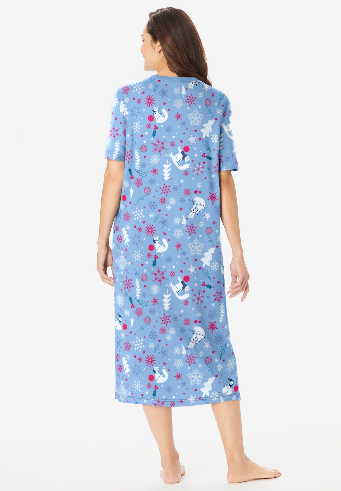 Long Print Sleepshirt image number 1