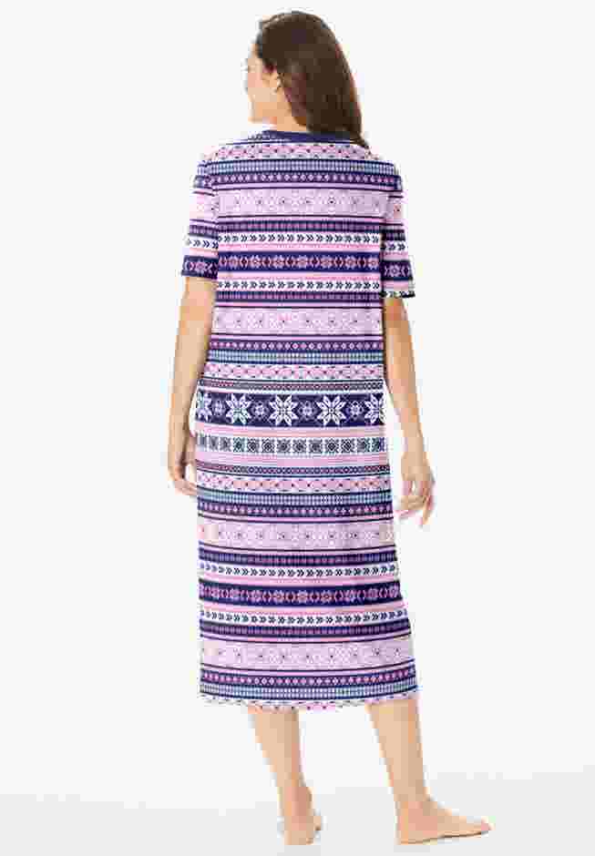 Long Print Sleepshirt image number 1