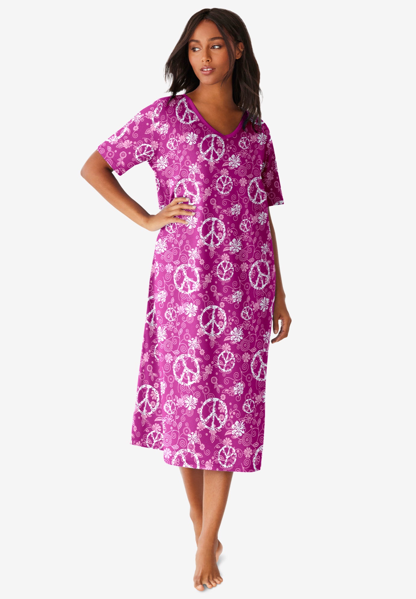 Long Print Sleepshirt image number 0