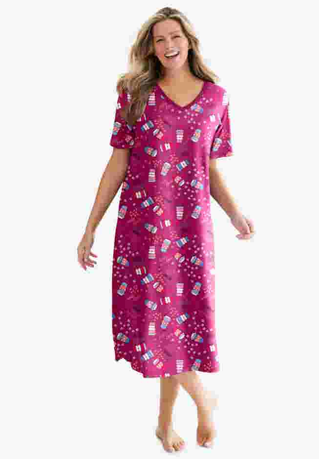 Long Print Sleepshirt image number 0