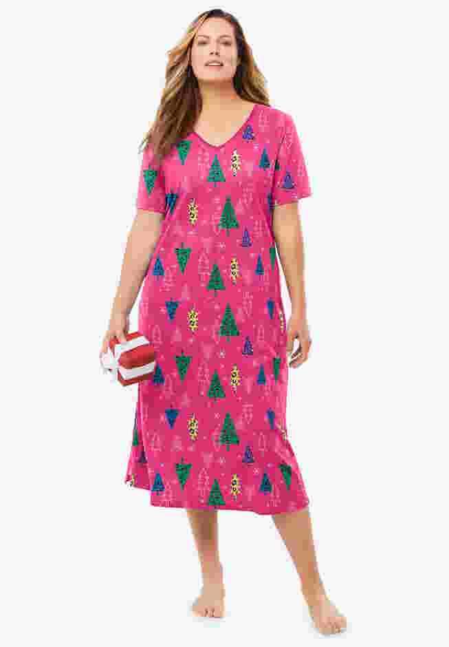 Long Print Sleepshirt image number 0