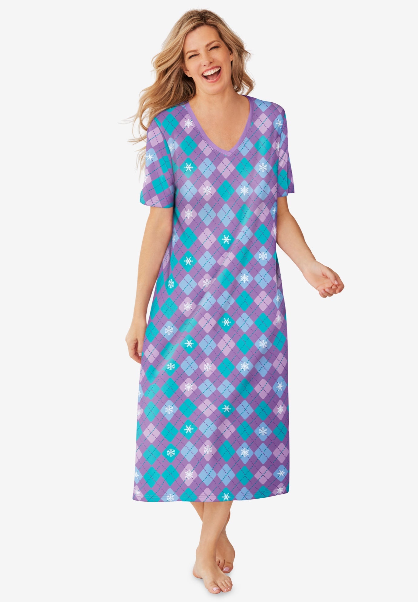 Long Print Sleepshirt image number 0