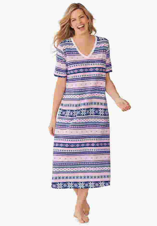 Long Print Sleepshirt image number 0