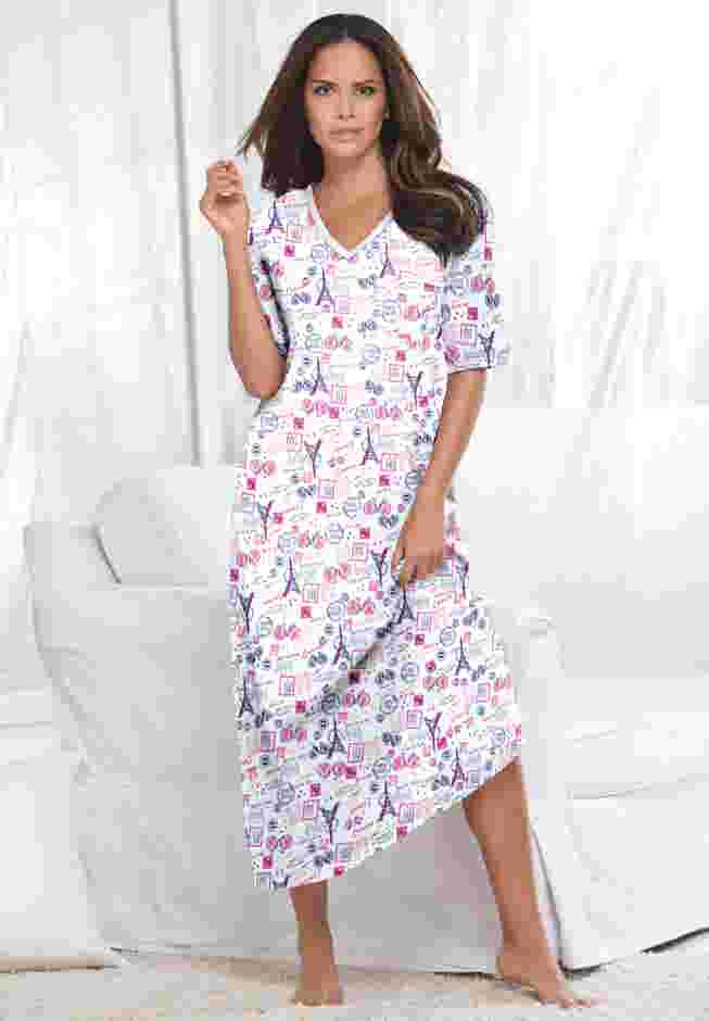 Long Print Sleepshirt image number 5