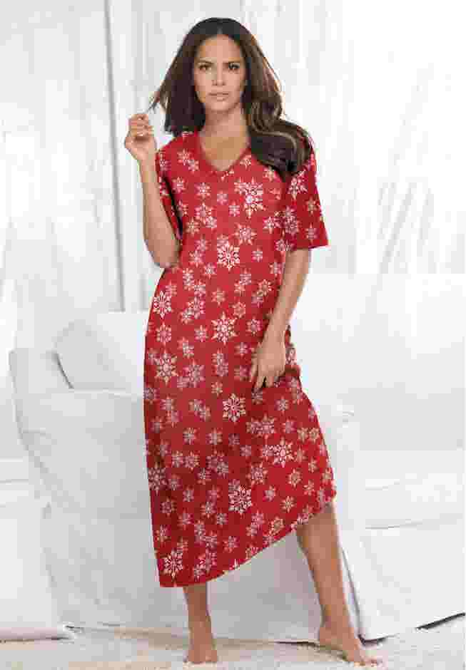 Long Print Sleepshirt image number 4