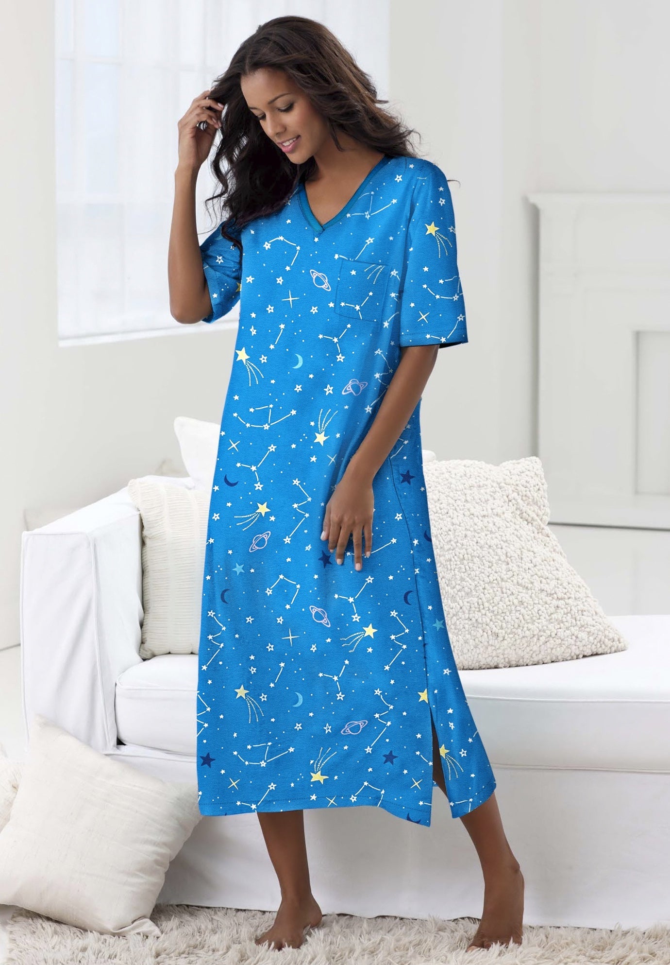 Long Print Sleepshirt image number 0