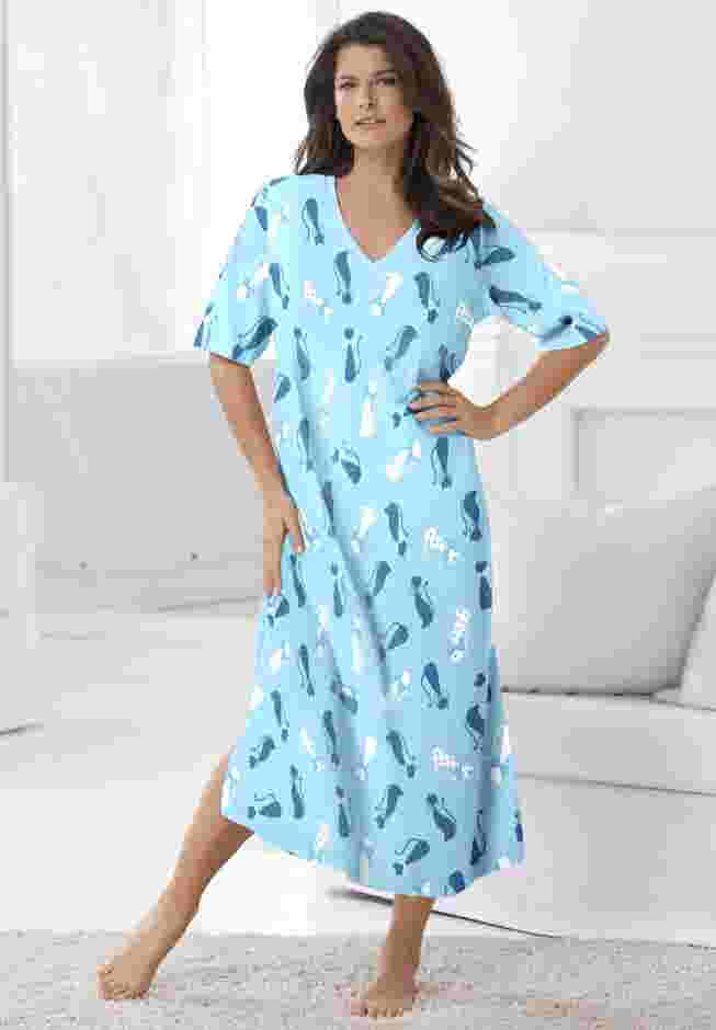 Long Print Sleepshirt image number 0