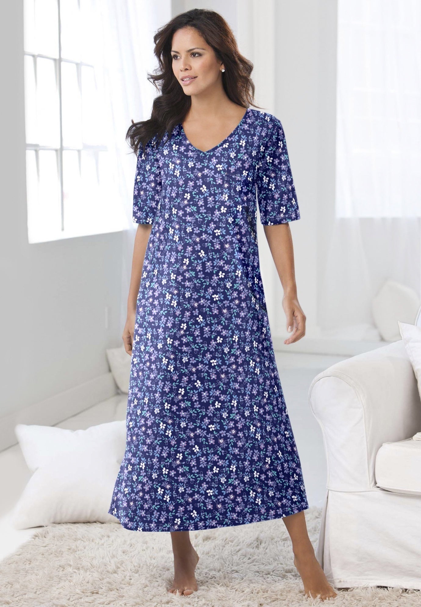 Long Print Sleepshirt image number 0