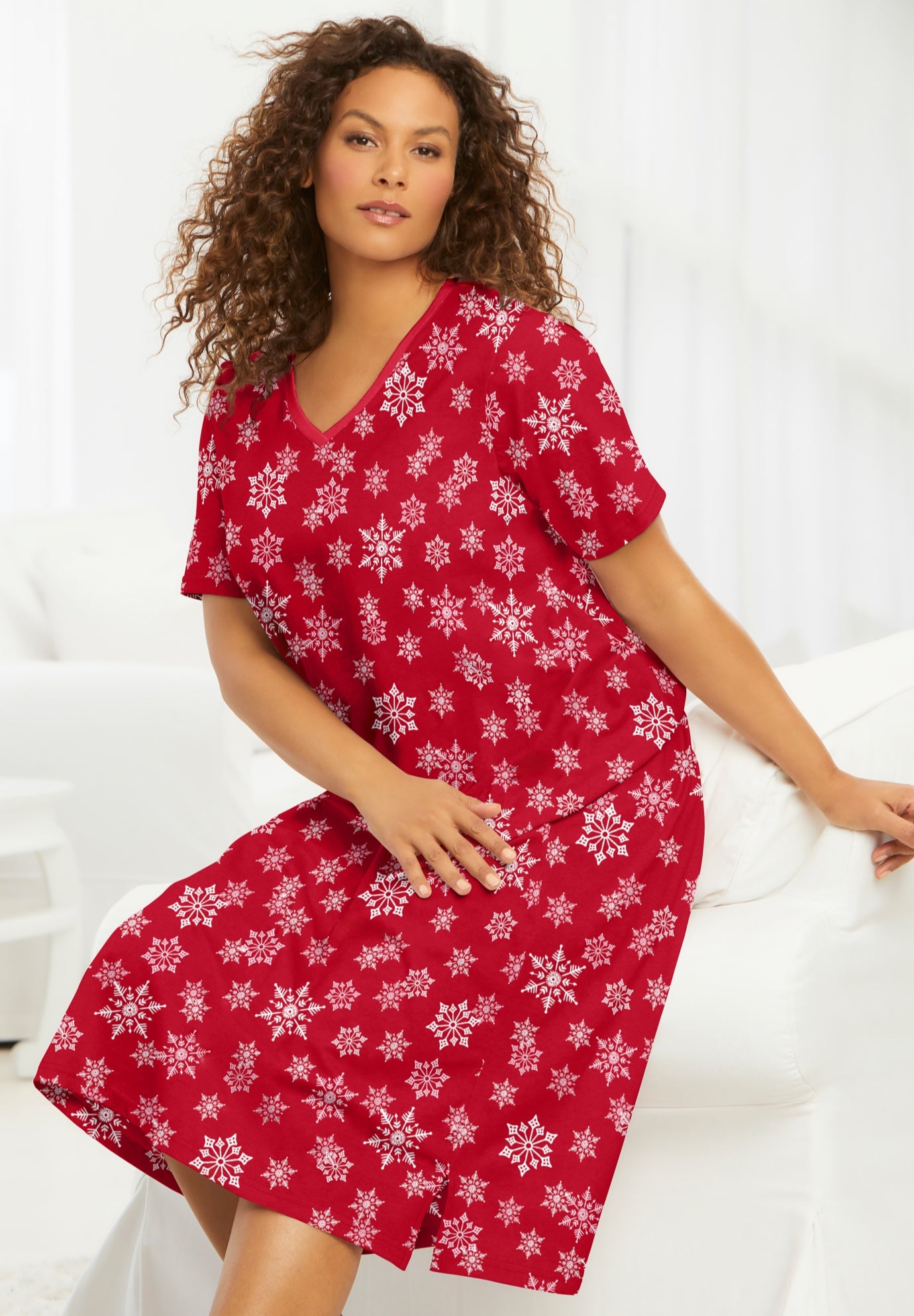 Long Print Sleepshirt image number 0