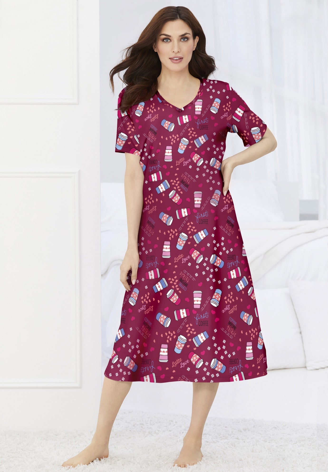 Long Print Sleepshirt image number 0