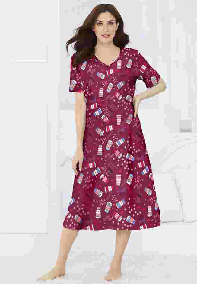 Long Print Sleepshirt image number 0