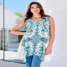 Handkerchief Hem Tunic Tank image number null