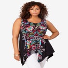 Handkerchief Hem Tunic Tank image number null